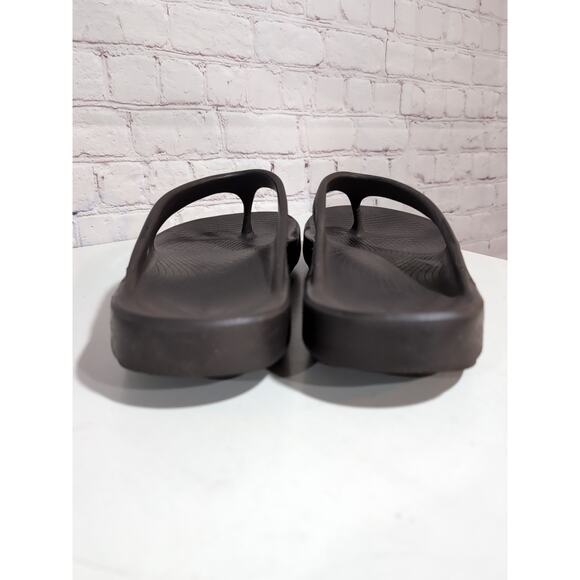 OOFOS Ooriginal Recovery Adult Flip Flop Sandals Mens 11 Womens 13 Brown - Picture 7 of 10
